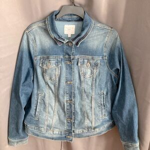 Distressed Denim Jacket